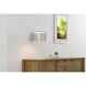 Yurei 14 inch 14.00 watt Matte White Table Lamp Portable Light in Acrylic Tea Brown